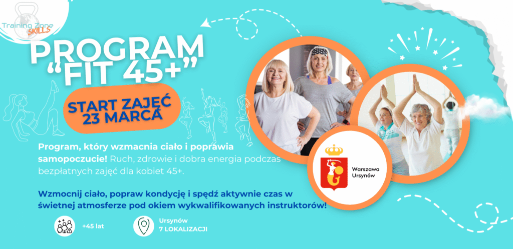 FIT 45+, cykl zajęć na Ursynowie